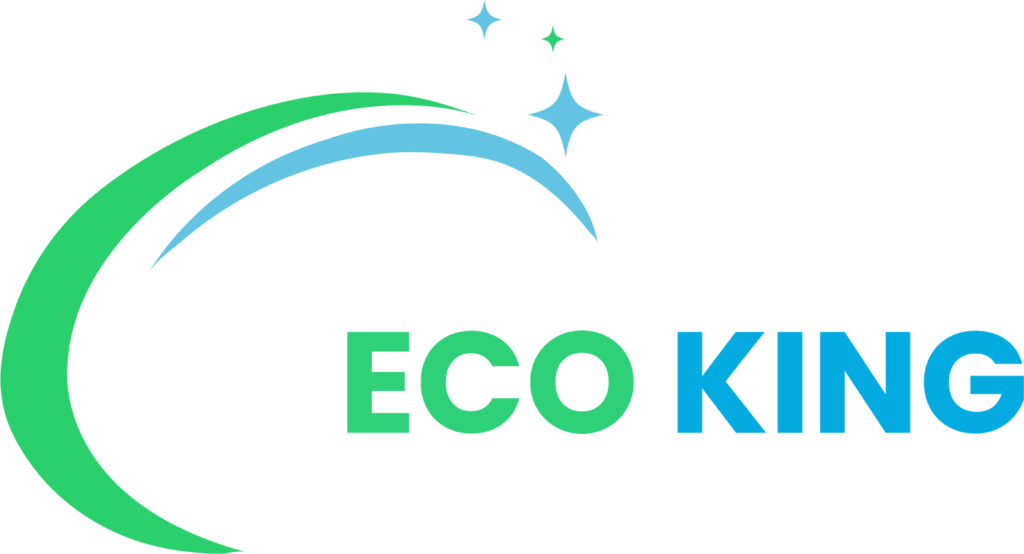 Eco king new white logo best cleaning company in qatar