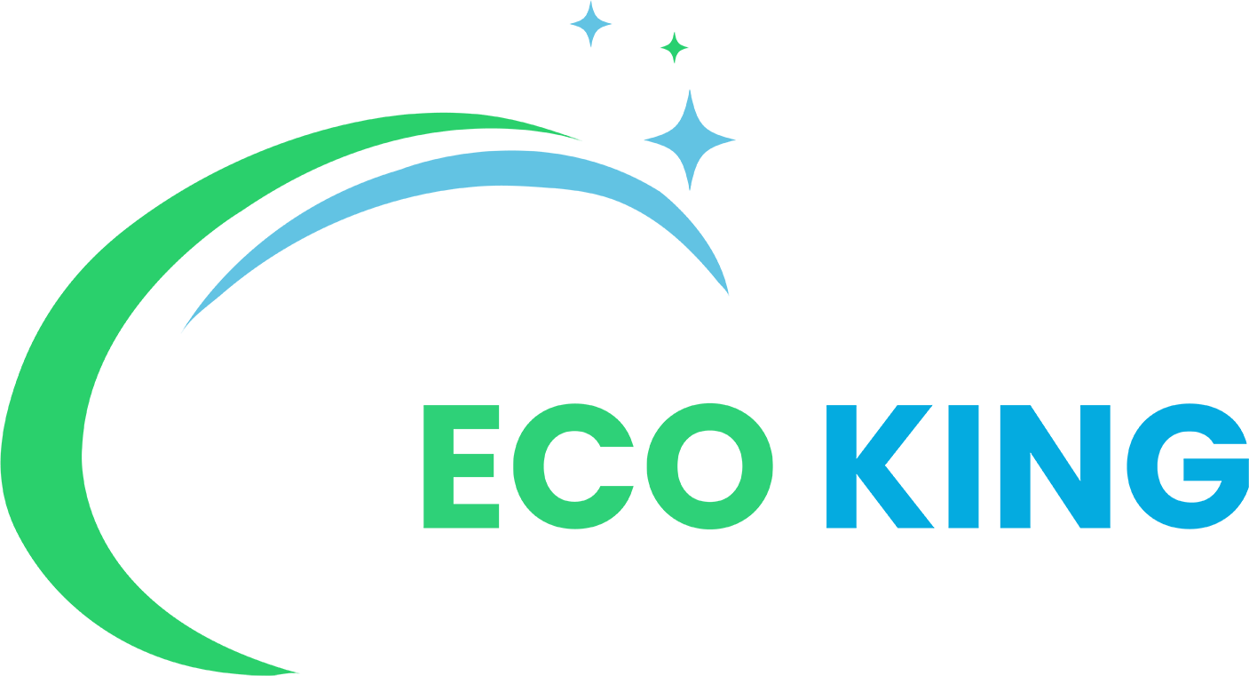 Eco king new white logo best cleaning company in qatar