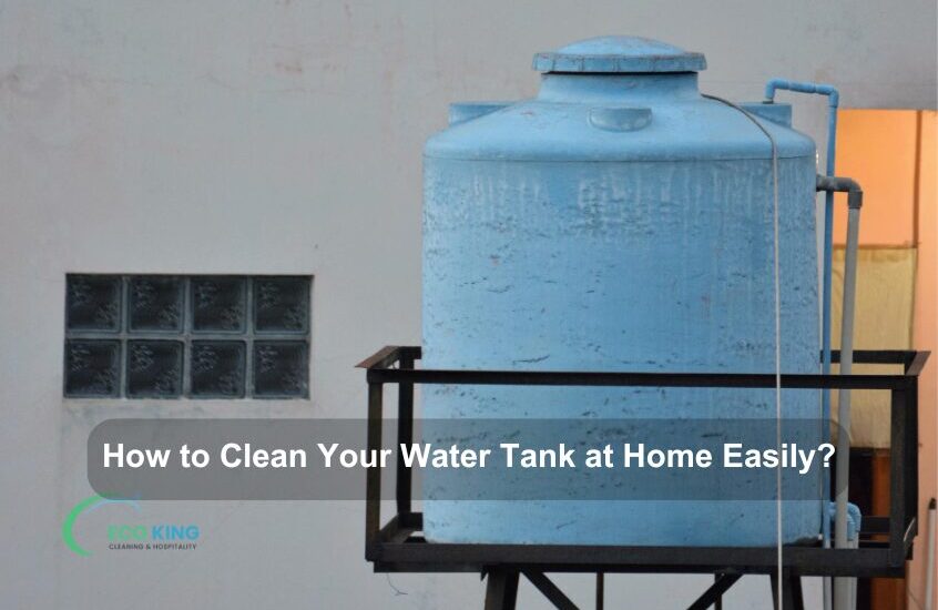 how to clean water tank at home