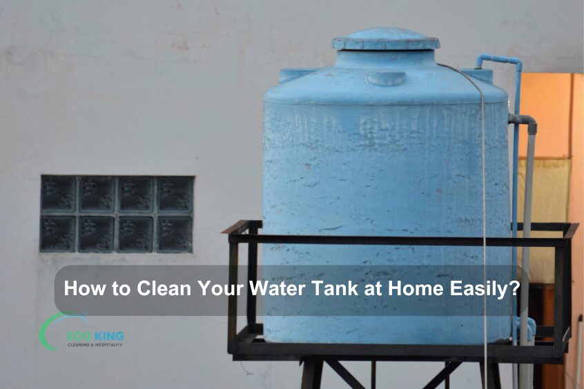 how to clean water tank at home