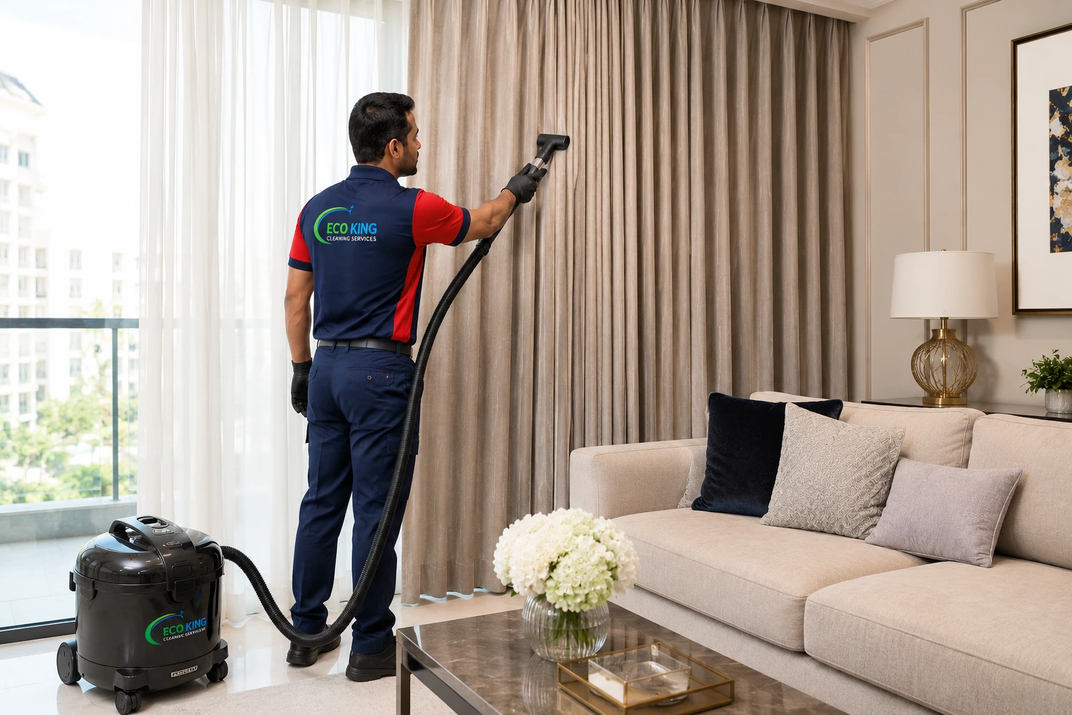 Sitting Room Curtains Cleaning Services